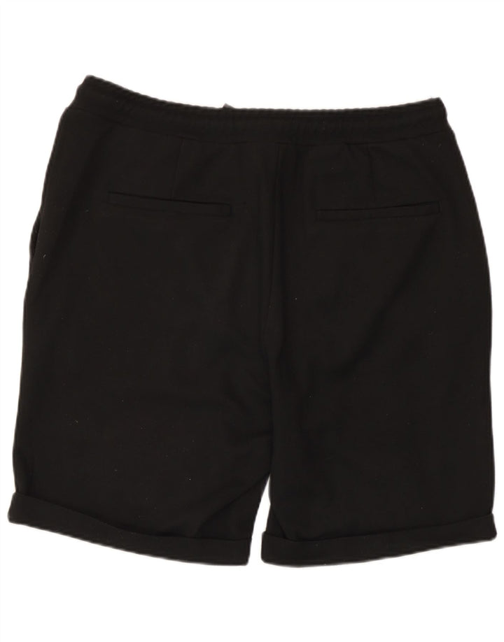 Zara Mens Sport Shorts Grande Poliéster Preto