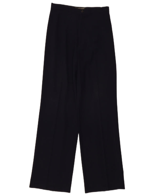 Ralph Lauren Calça feminina de cintura alta US 8 Médio W28 L31 Azul marinho