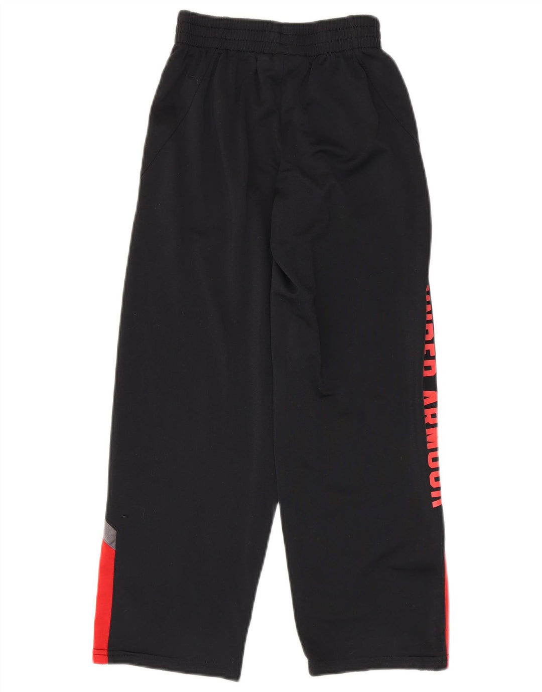 Calça de treino Under Armour Boys 7-8 anos pequeno bloco colorido preto