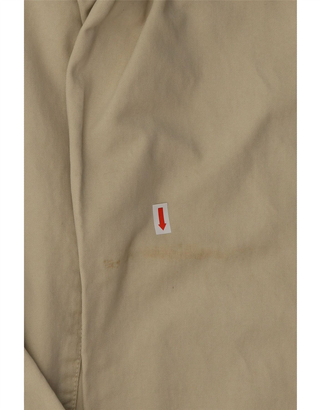 Calça casual reta masculina REPLAY W34 L30 algodão bege