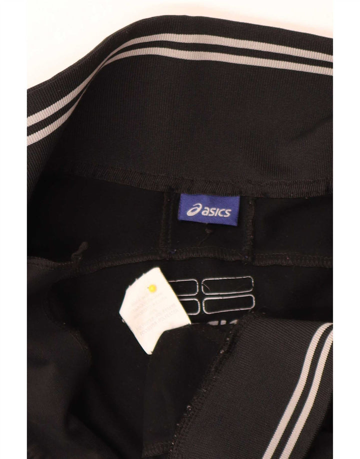 Asics Mens Graphic Tracksuit Top Jacket Pequeno Poliéster Preto