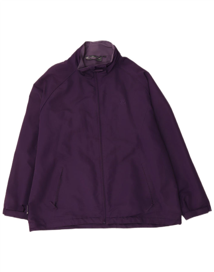 Jaqueta corta-vento feminina Mountain Essentials poliéster roxo Reino Unido 22 3XL