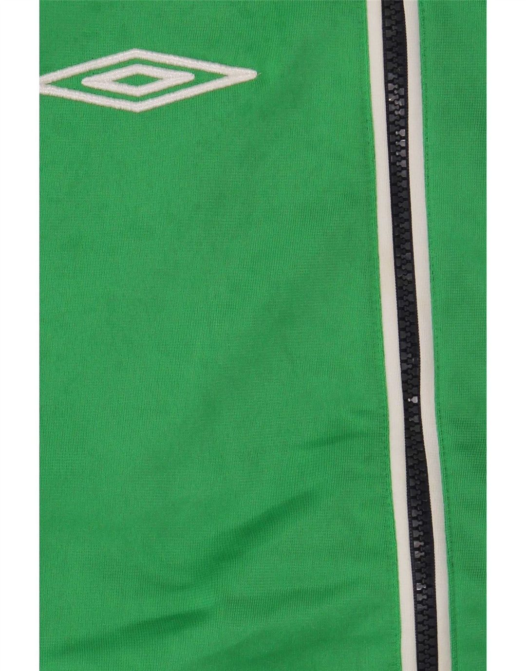 Jaqueta masculina de agasalho gráfico da Umbro, poliéster colorblock verde médio