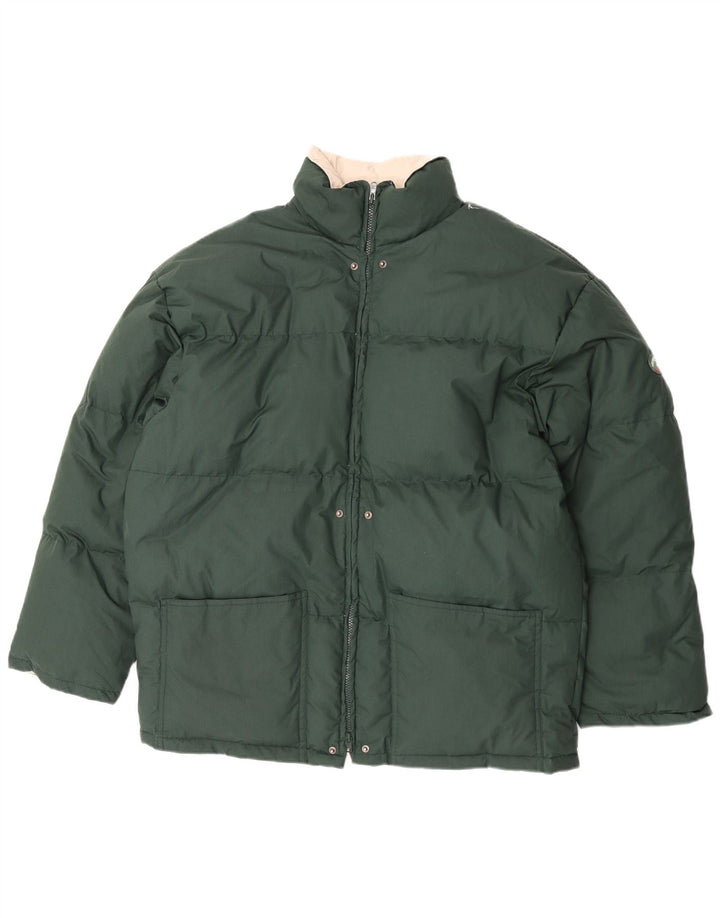 Jaqueta acolchoada oversized masculina Diadora UK 40 verde grande