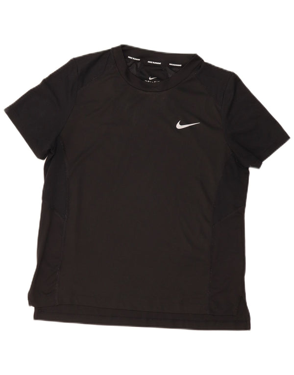 Camiseta Nike Feminina Dri Fit Top UK 14 Médio Preto Poliéster Esportes