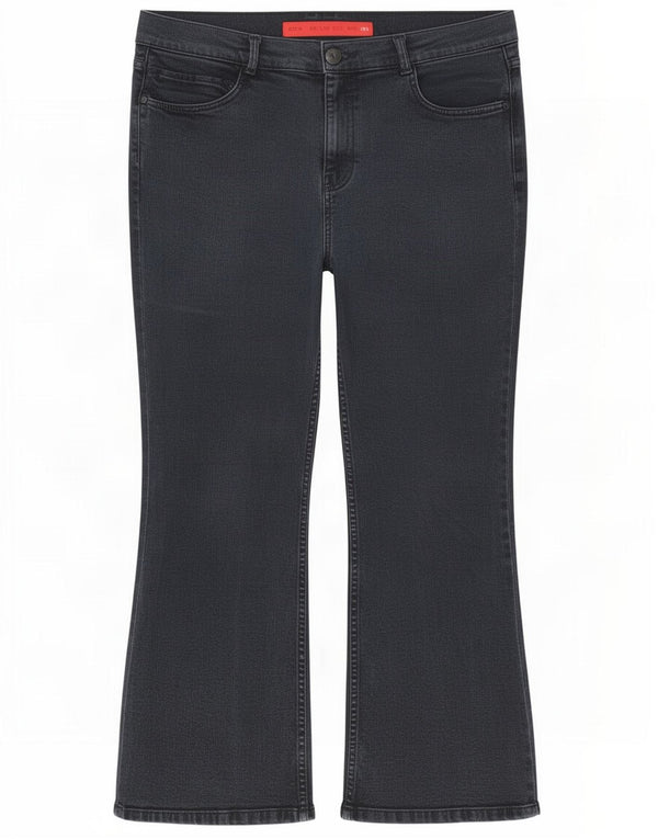 Calça Jeans Feminina Marks & Spencer Crop Bootcut Reino Unido 18 XL W36 L26 Azul Marinho