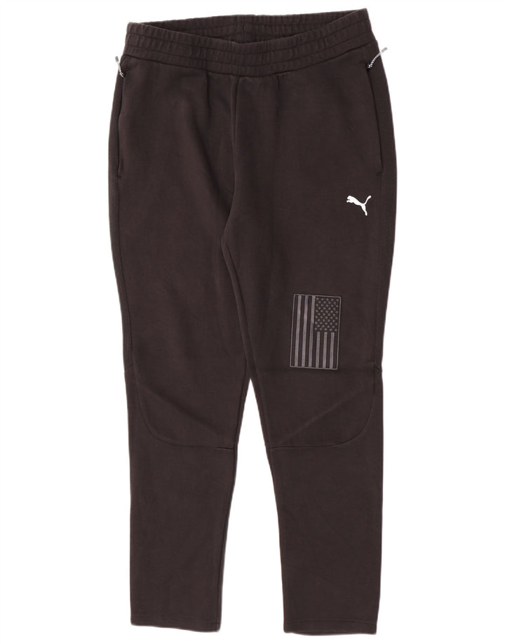 Calça de treino masculina Puma Graphic grande preta