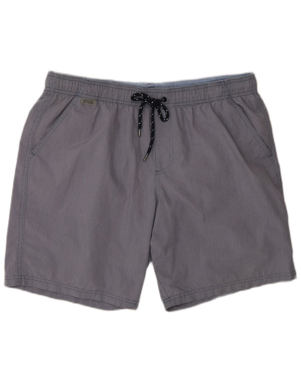 Shorts de natação masculino Marks & Spencer grande algodão azul
