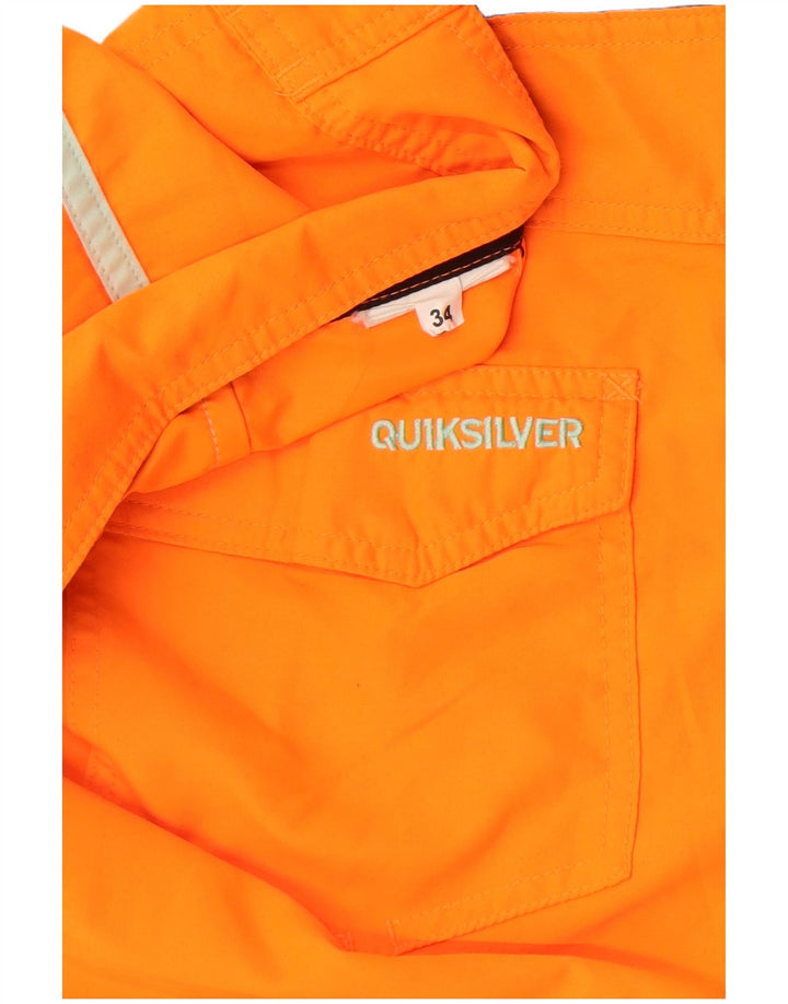 Shorts de natação masculino Quiksilver grande laranja