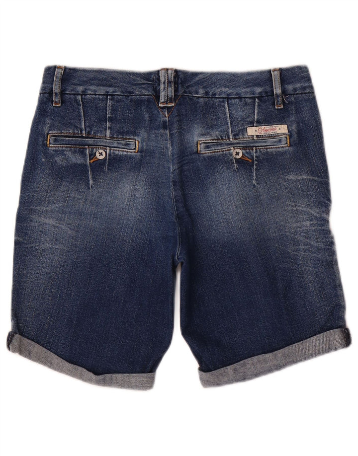 Shorts jeans feminino Tommy Hilfiger W28 algodão azul médio