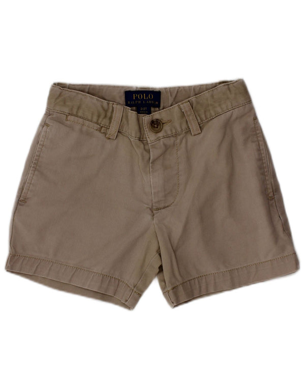 POLO RALPH LAUREN Shorts Chino para meninos 18-24 meses W20 algodão bege