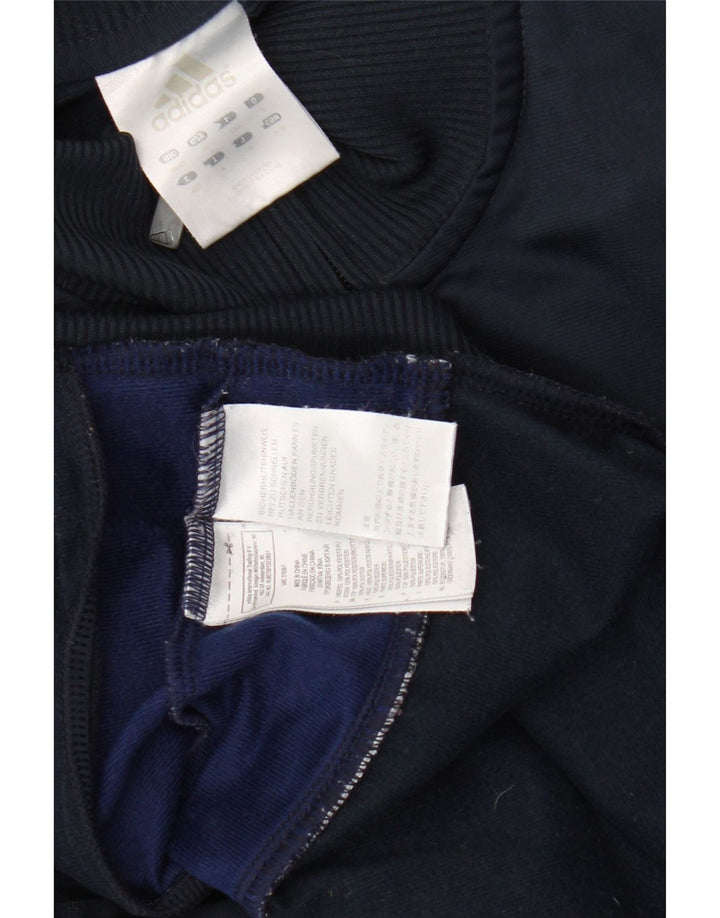 Adidas Mens Tracksuit Top Jacket UK 40/42 Médio Azul Marinho Colorblock
