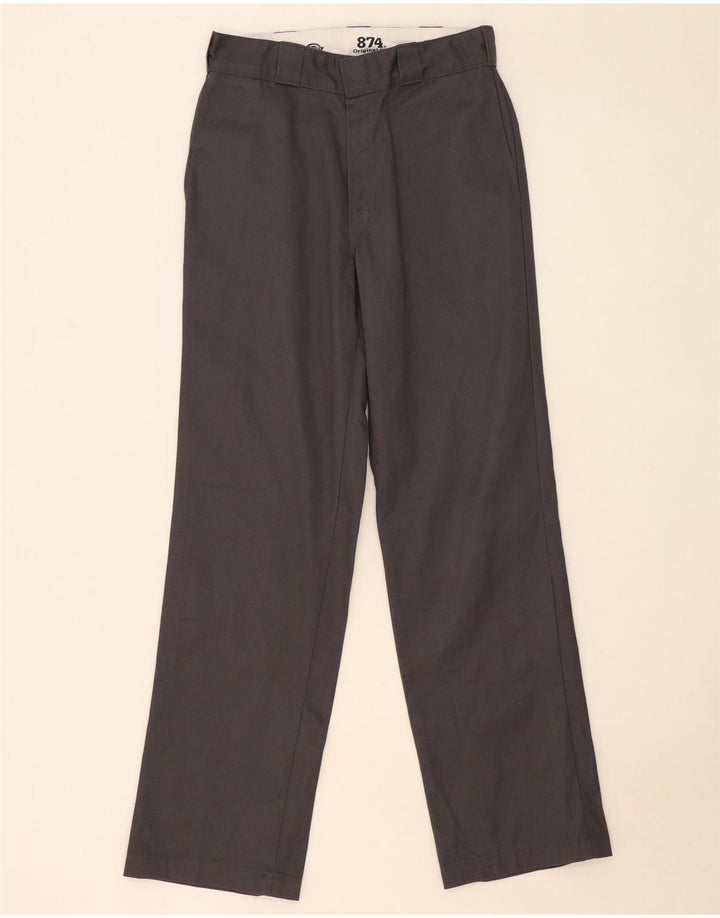 Calças Dickies Mens Straight Original Fit Chino W30 L32 Cinza Poliéster