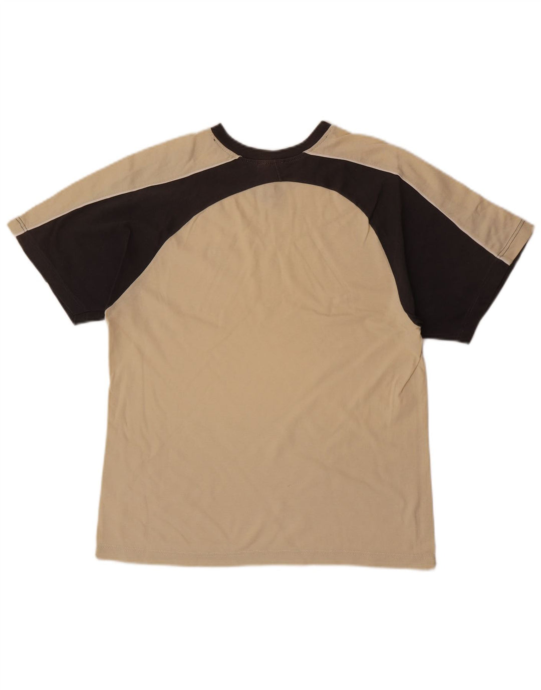 Camiseta masculina Champion pequena off white colorblock