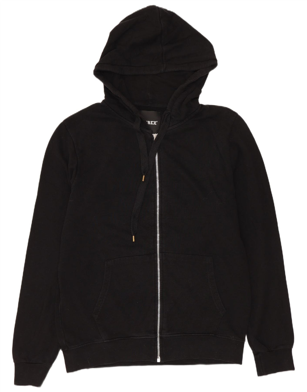 Suéter masculino Pyrex com capuz e zíper gráfico XL algodão preto