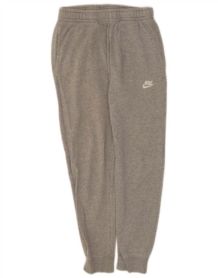 Calça de treino masculina Nike joggers pequeno algodão cinza