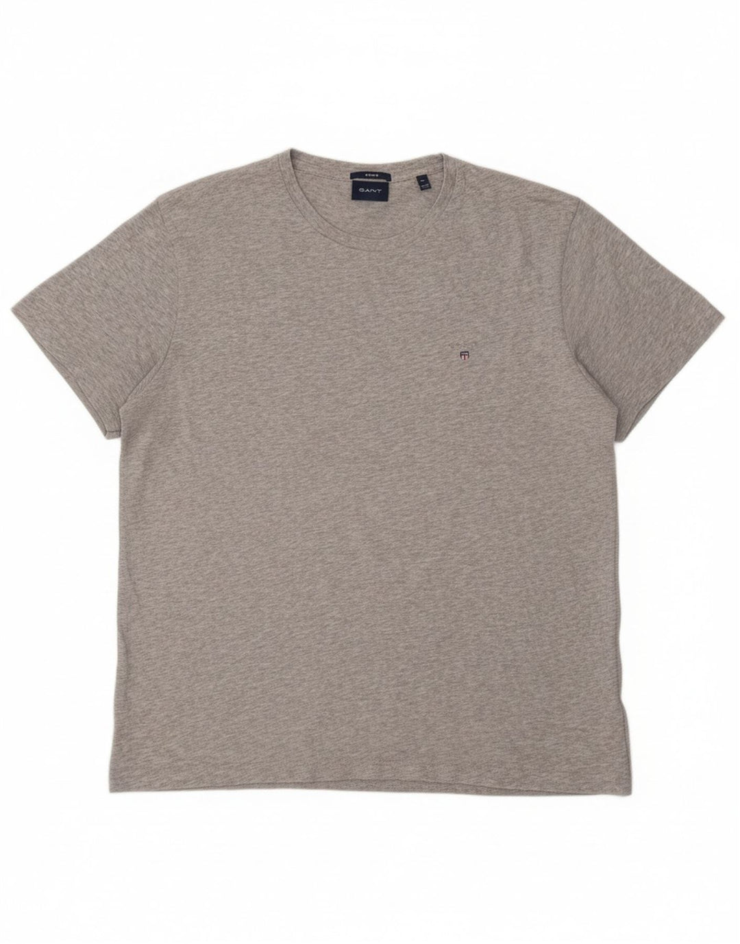 Camiseta masculina GANT Regular Fit Top XL Algodão Cinza