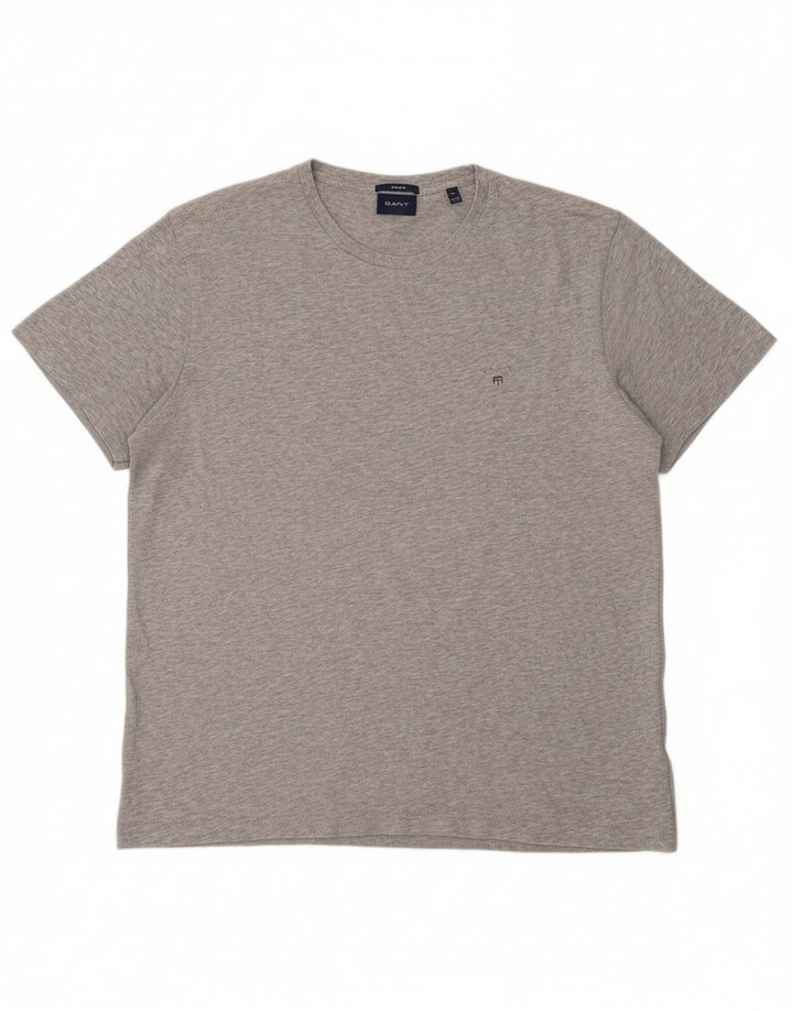 Camiseta masculina GANT Regular Fit Top XL Algodão Cinza