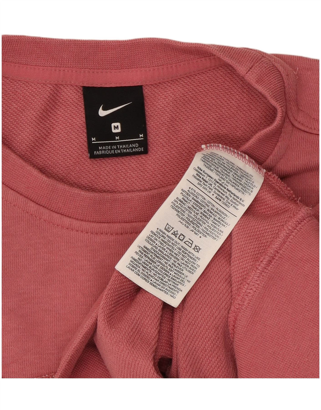 Moletom Nike Feminino Oversized Crop Graphic Jumper UK 14 Médio Rosa