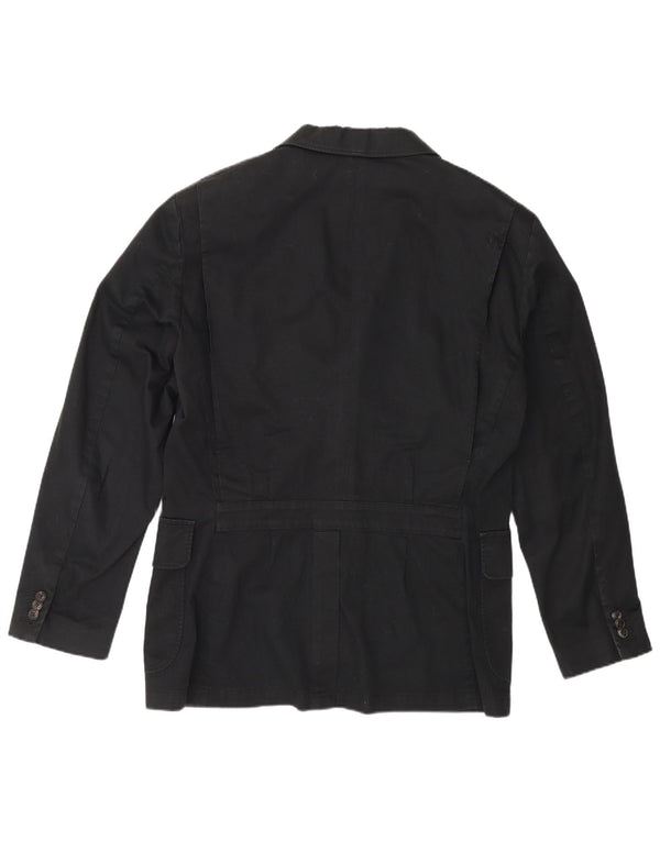Polo Ralph Lauren Jaqueta blazer masculina de 3 botões Reino Unido 42 XL algodão preto