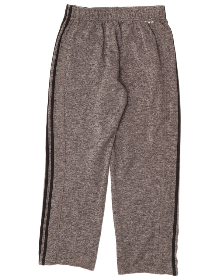 Calça de treino masculina Adidas Climawarm cinza médio poliéster manchado