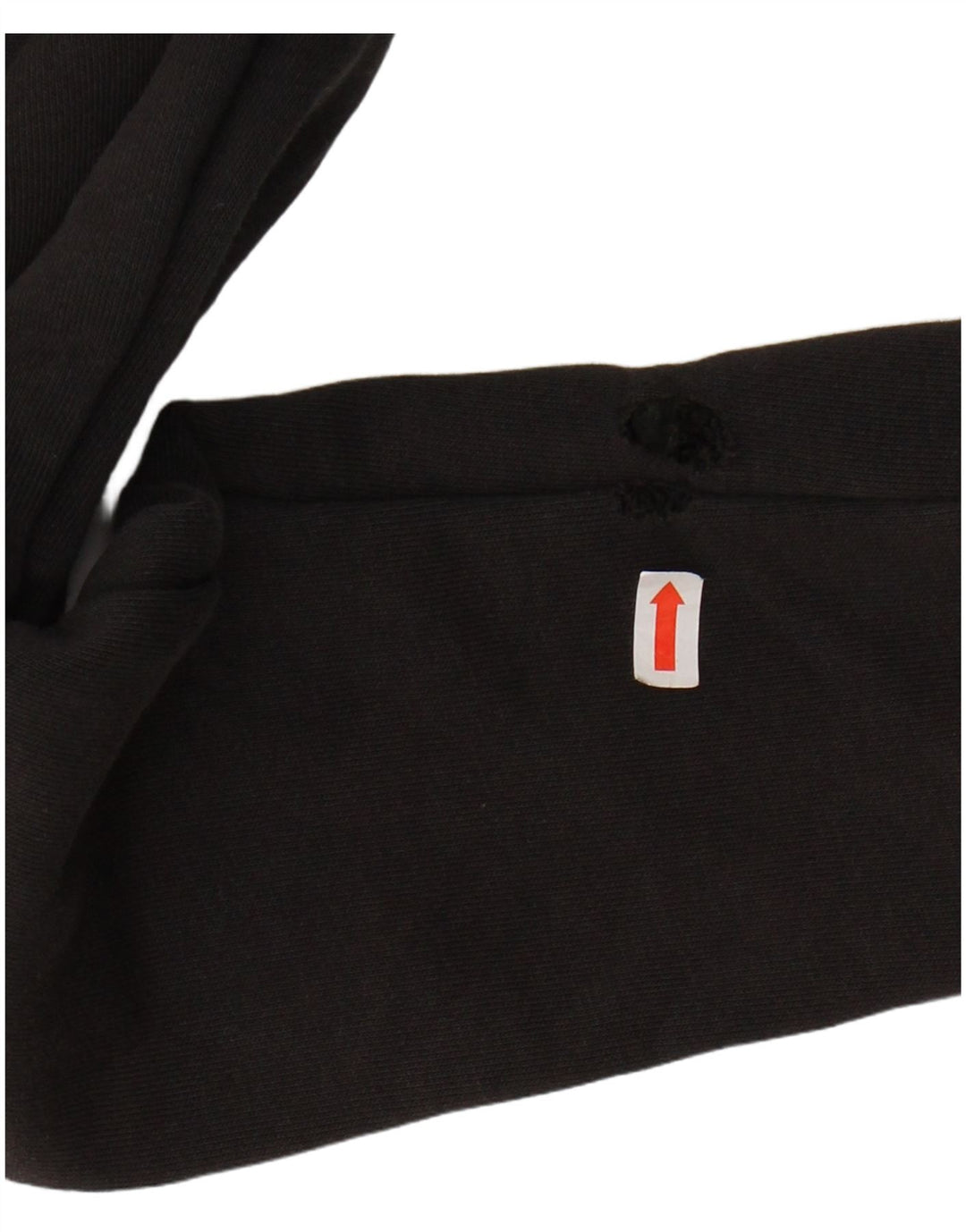 ADIDAS Suéter feminino com capuz e zíper gráfico UK 4/6 XS Preto