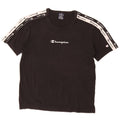 Camiseta masculina gráfica CHAMPION pequena preta