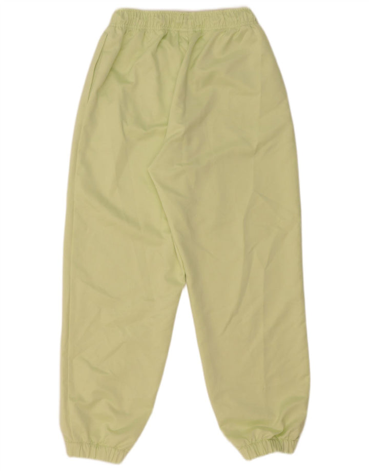 Calça esportiva feminina Puma Graphic Joggers UK 8 pequena verde poliéster