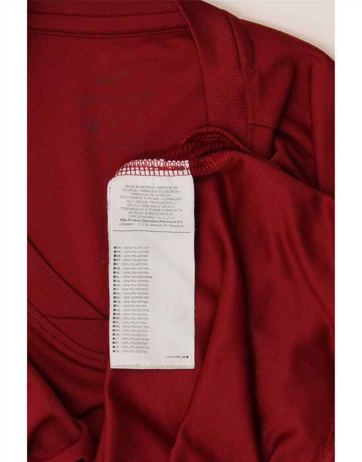 Camiseta Nike Masculina Dri Fit Top XL Borgonha Poliéster