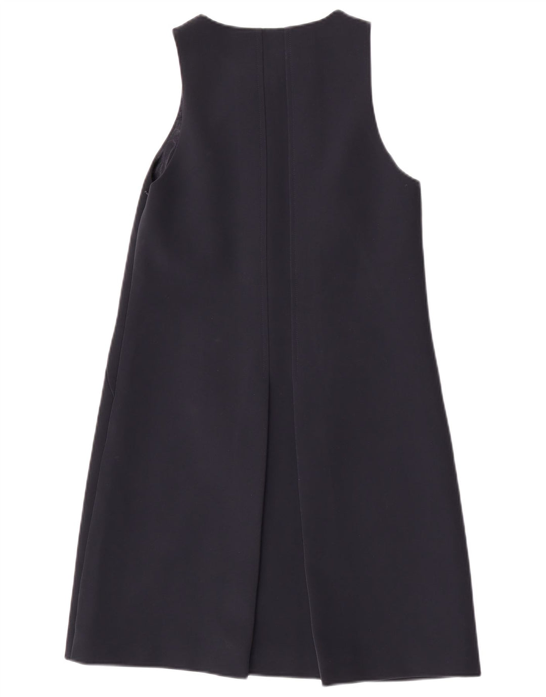 Vestido feminino TED BAKER sem mangas evasê tamanho 1 XS preto poliéster