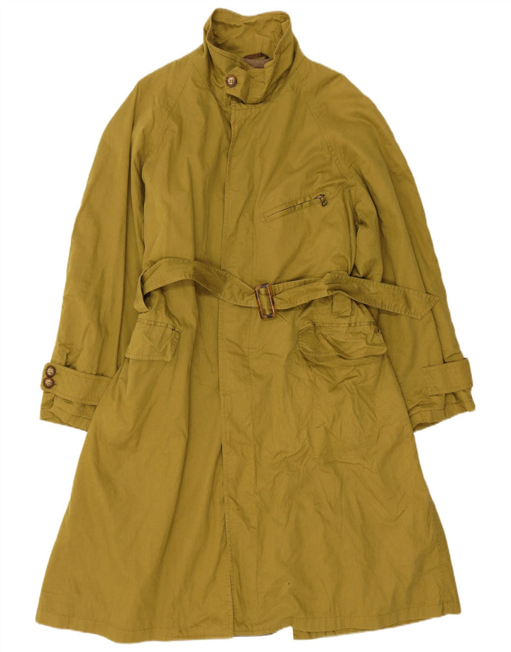 GB.PEDRINI Trench Coat Masculino IT 46 Pequeno Verde