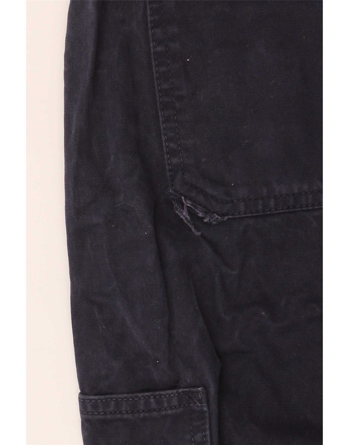 Calça cargo reta masculina Guess W32 L32 azul marinho