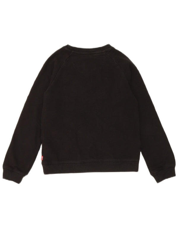 Levi's Girls Graphic Moletom Jumper 7-8 Anos Preto Animal Print Algodão