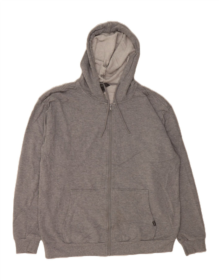 EDDIE BAUER Mens Zip Hoodie Sweater Large Grey Viscose Vintage Eddie Bauer and Second-Hand Eddie Bauer from Messina Hembry 