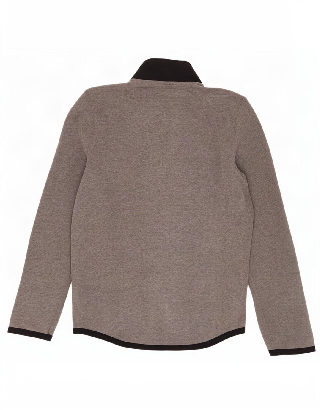 Hollister Mens Treino Top Jacket Pequeno Algodão Colourblock Cinza