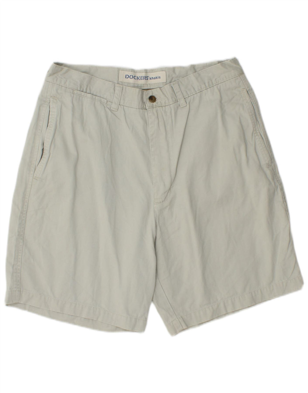 DOCKERS Masculino Khakis Chino Shorts W34 Grande Algodão Azul