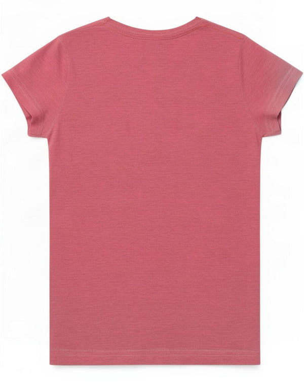 Camiseta feminina Superdry com estampa gráfica UK 6 XS algodão manchado rosa