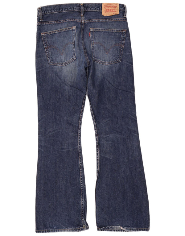 Levi's Mens 516 Bootcut Jeans W34 L33 Blue Cotton