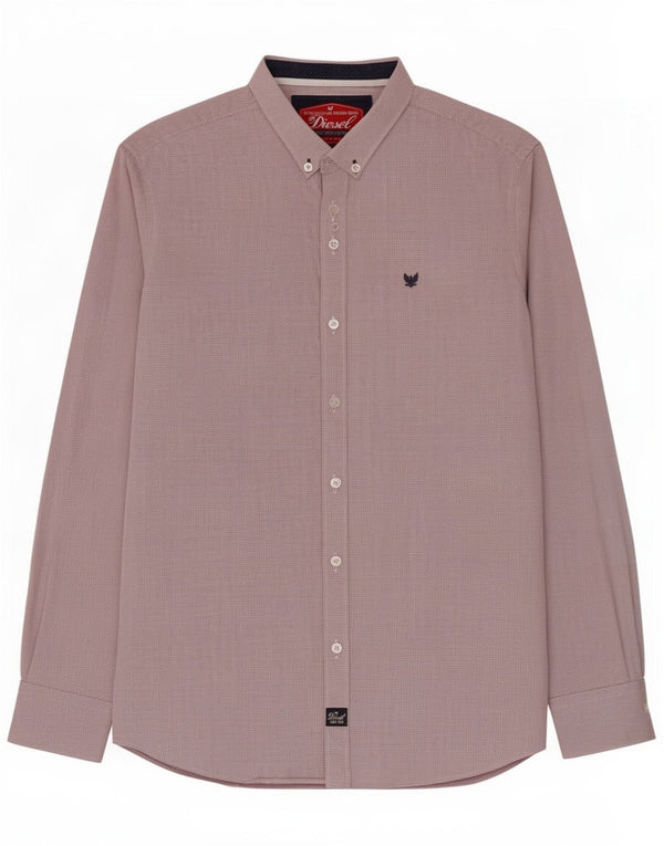 Diesel Camisa Menino 12-13 Anos Algodão Roxo Manchado