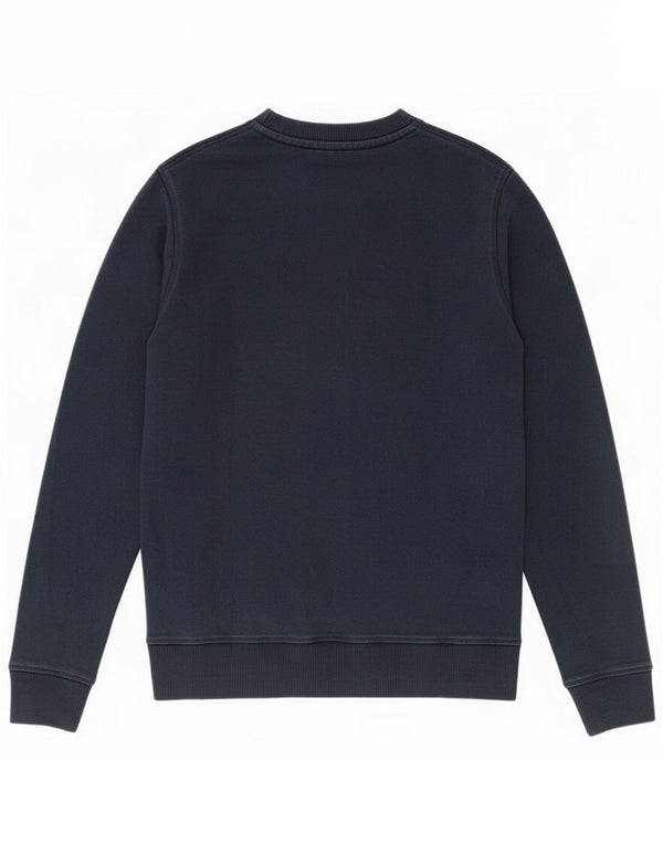 Timberland moletom gráfico masculino jumper pequeno algodão azul marinho