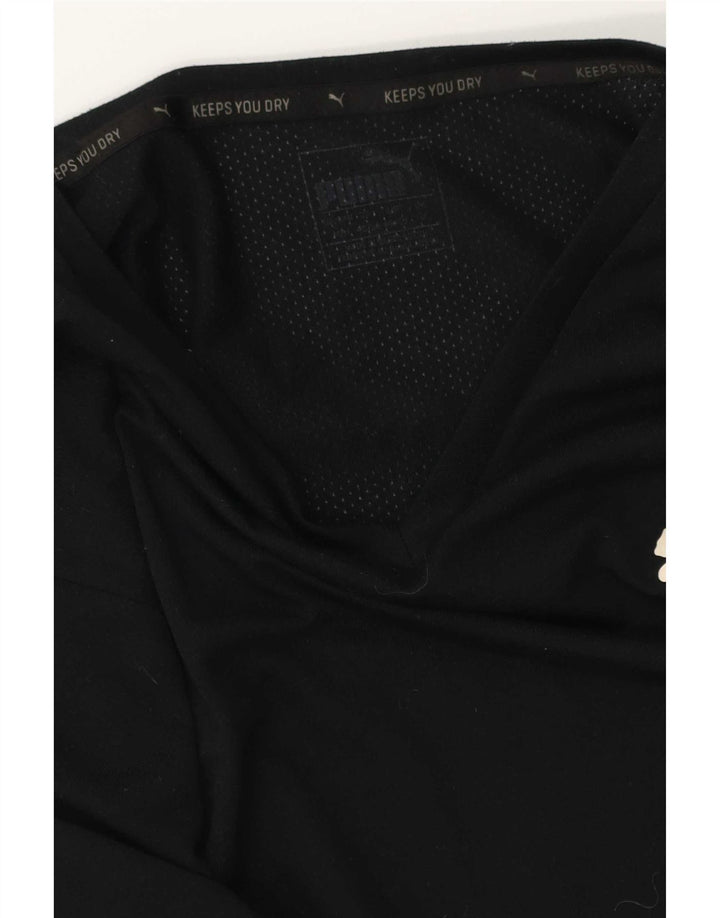 Puma Camiseta Masculina Top Médio Preto