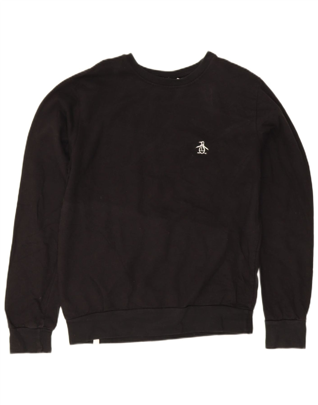 Penguin moletom masculino jumper médio algodão preto