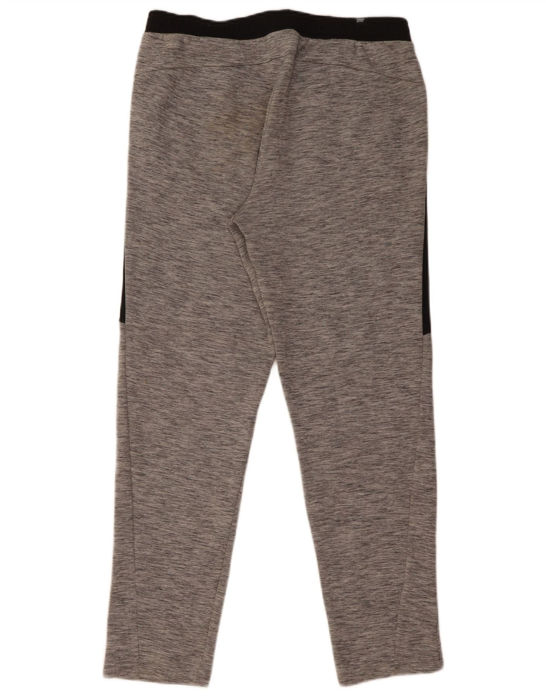 Calça de treino masculina Puma grande cinza colorblock algodão