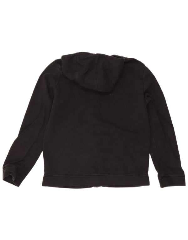 Suéter Nike Boys Zip com capuz 13-14 anos XL preto algodão