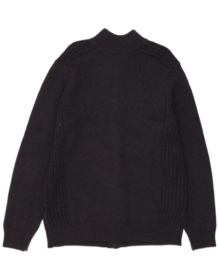 Suéter Cardigan Masculino French Connection Médio Azul Marinho Acrílico