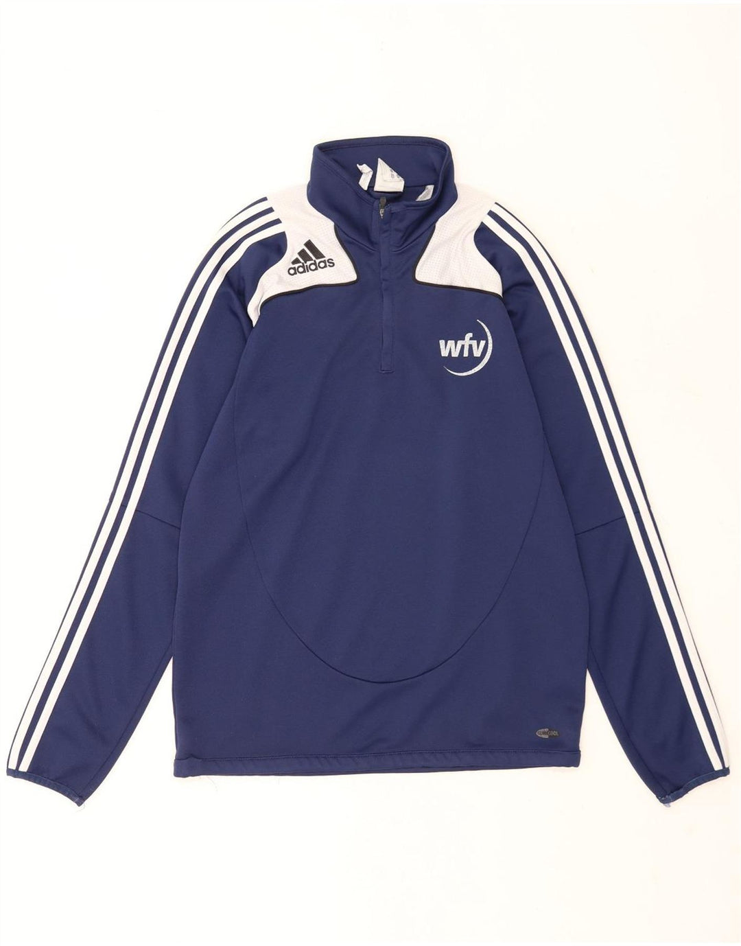 Adidas Mens Graphic Pullover Treino Top Reino Unido 40/42 Médio Azul Marinho
