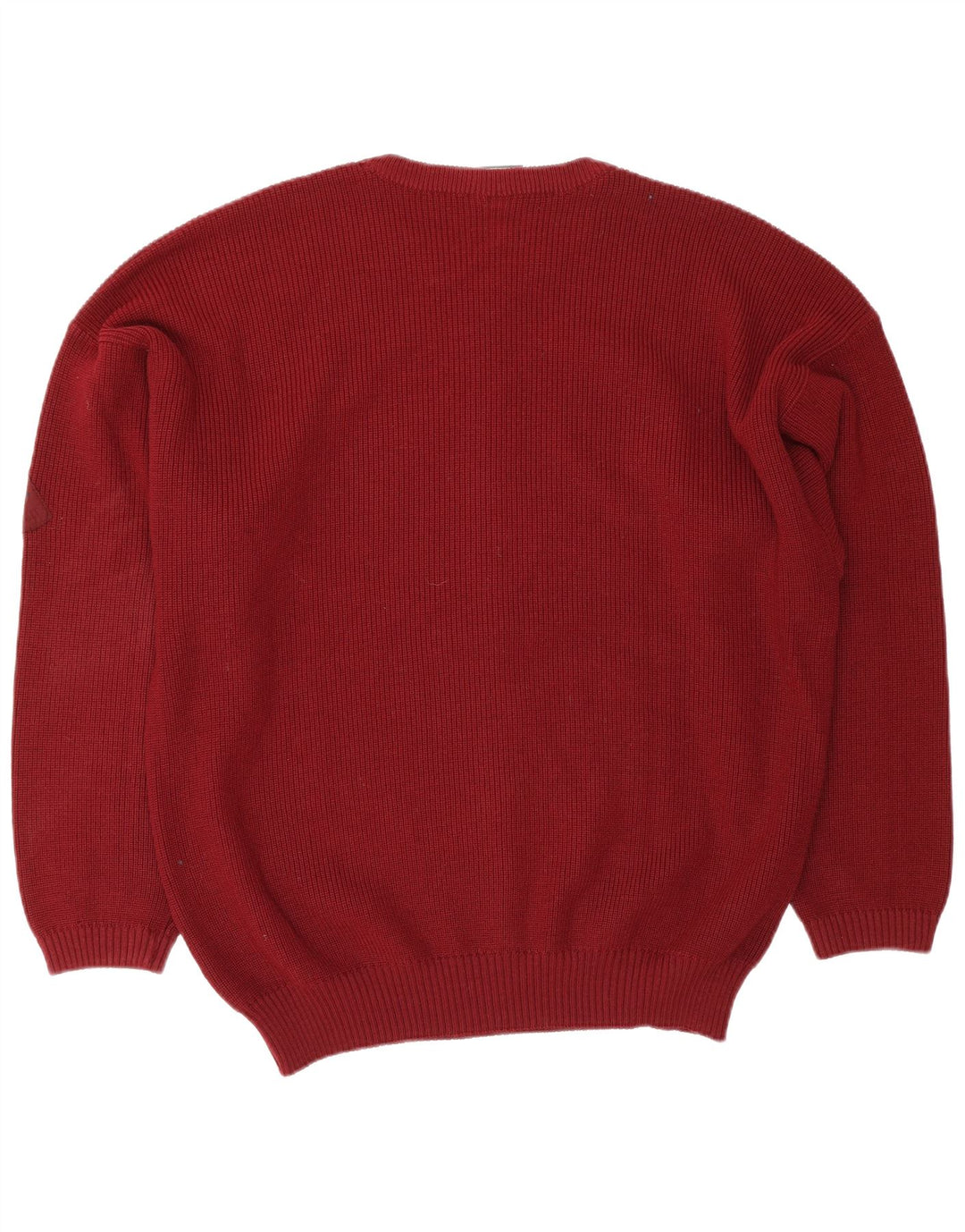 Suéter masculino North Pole com gola redonda XL lã cor de vinho