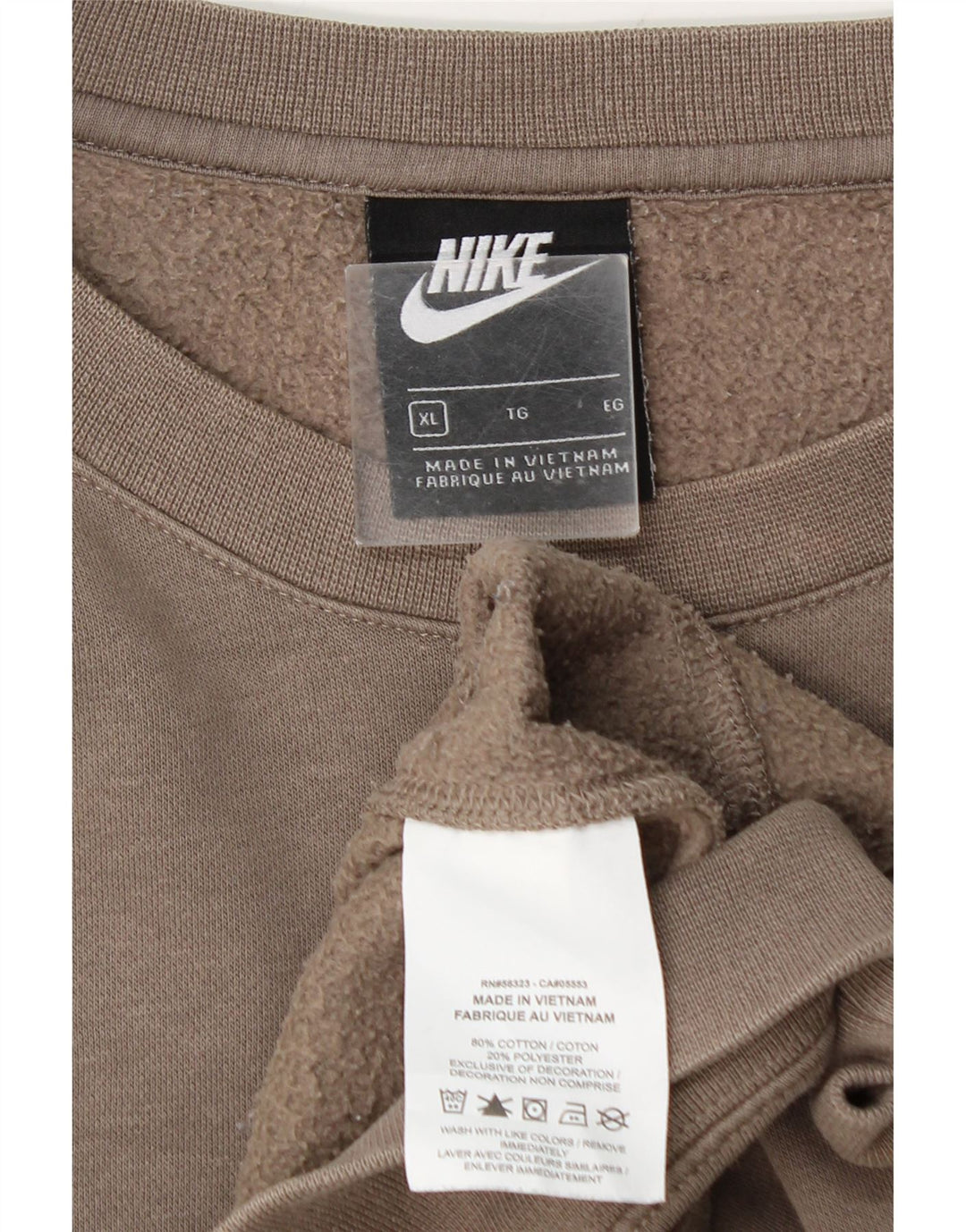 Moletom masculino Nike Jumper XL cinza algodão