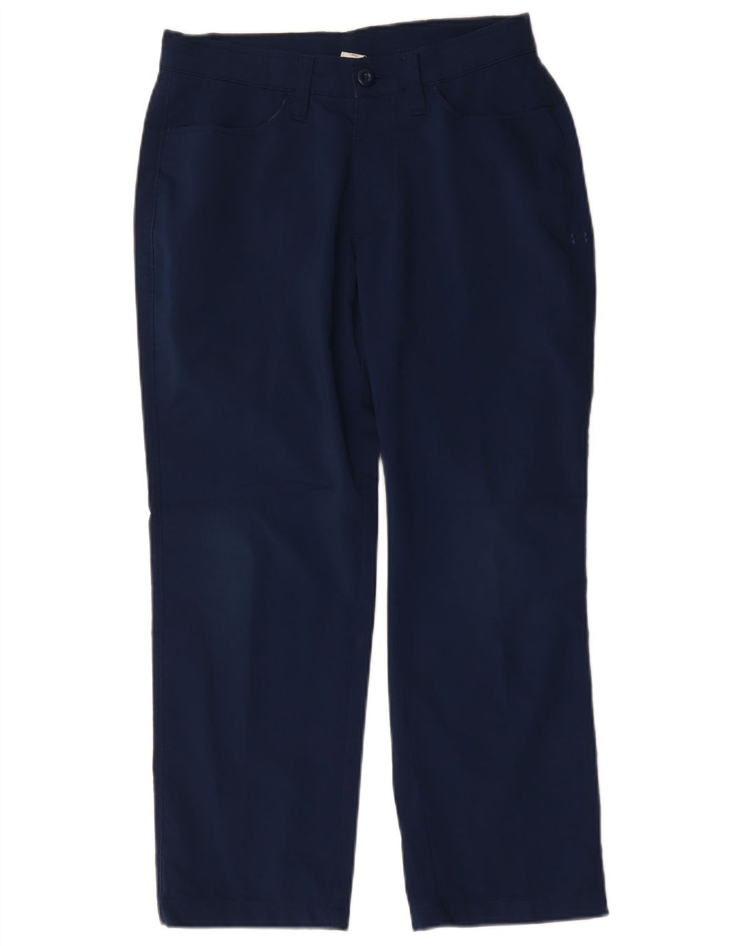 Calça casual reta masculina Under Armour W30 L25 poliéster azul marinho