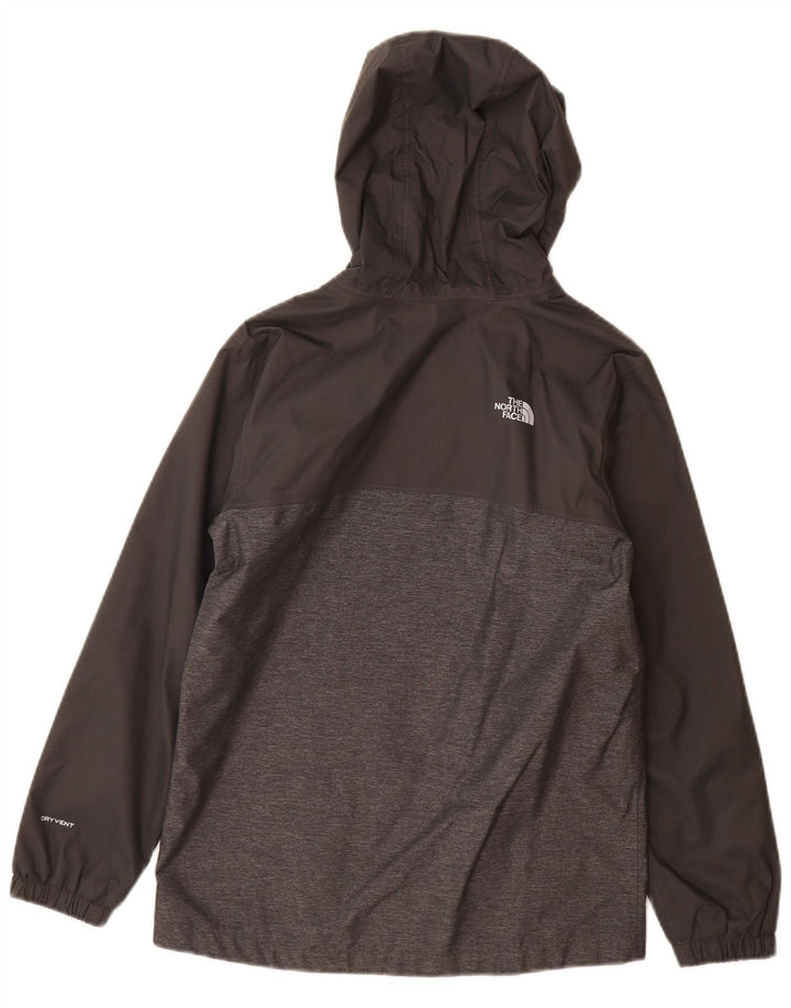 Jaqueta de chuva com capuz The North Face Boys 9-10 anos cinza médio colorblock